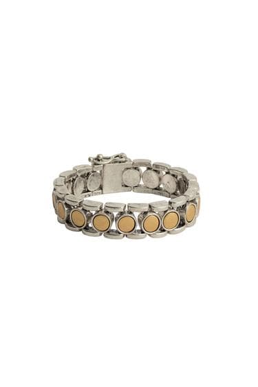 Silver & Gold Chain Bracelet – view 1