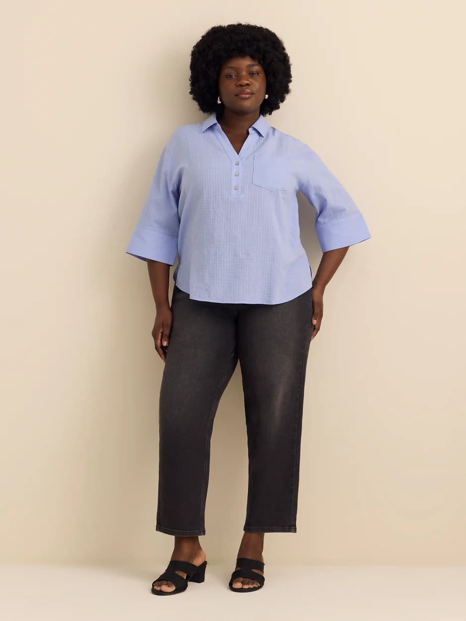 Textured Knit Cargo Pant – view 1