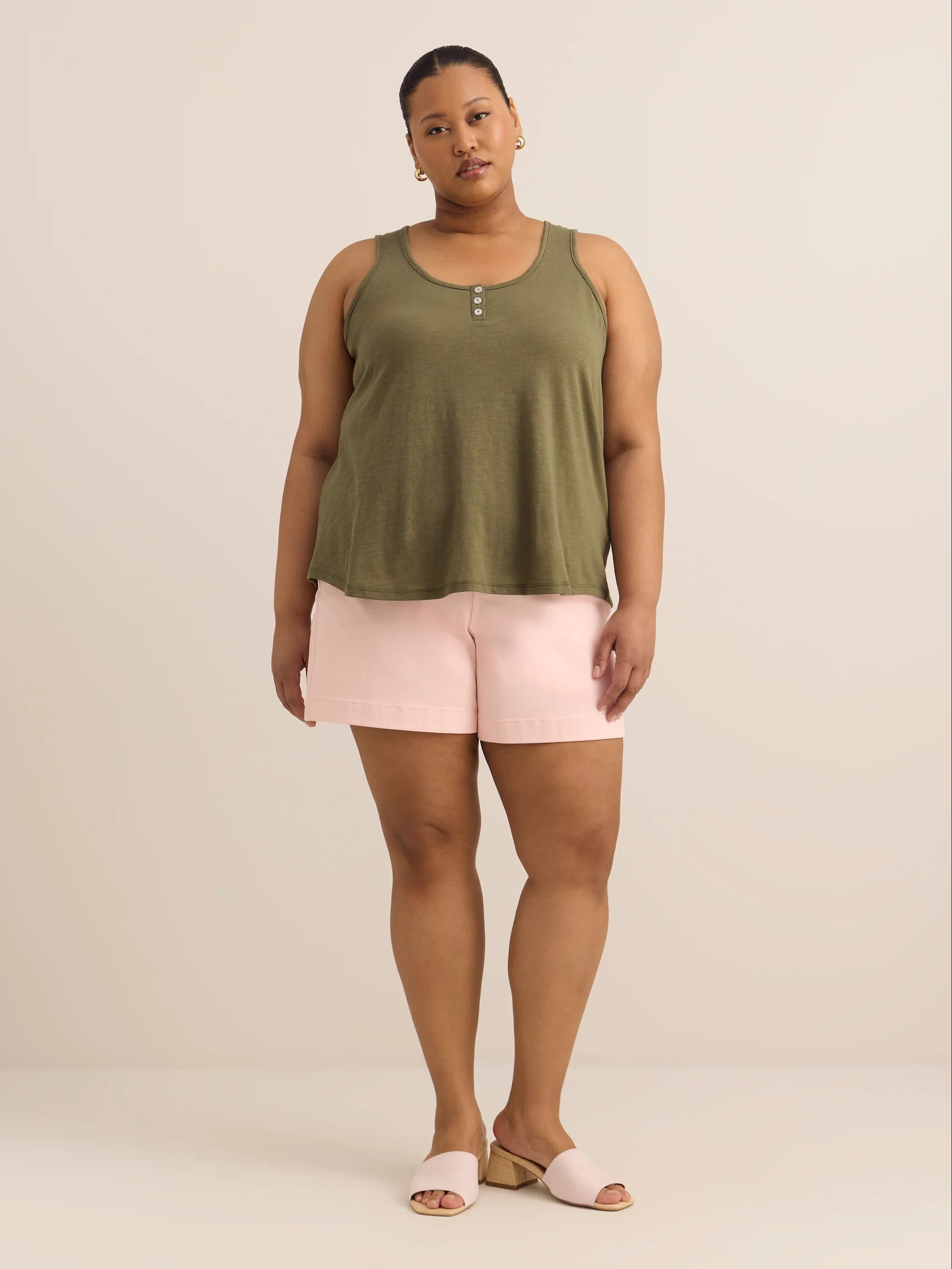 Relaxed Knit Tank Top – view 3